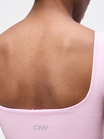 ICANIWILL Спортивный топ 'Smooth' в Ярко-розовый