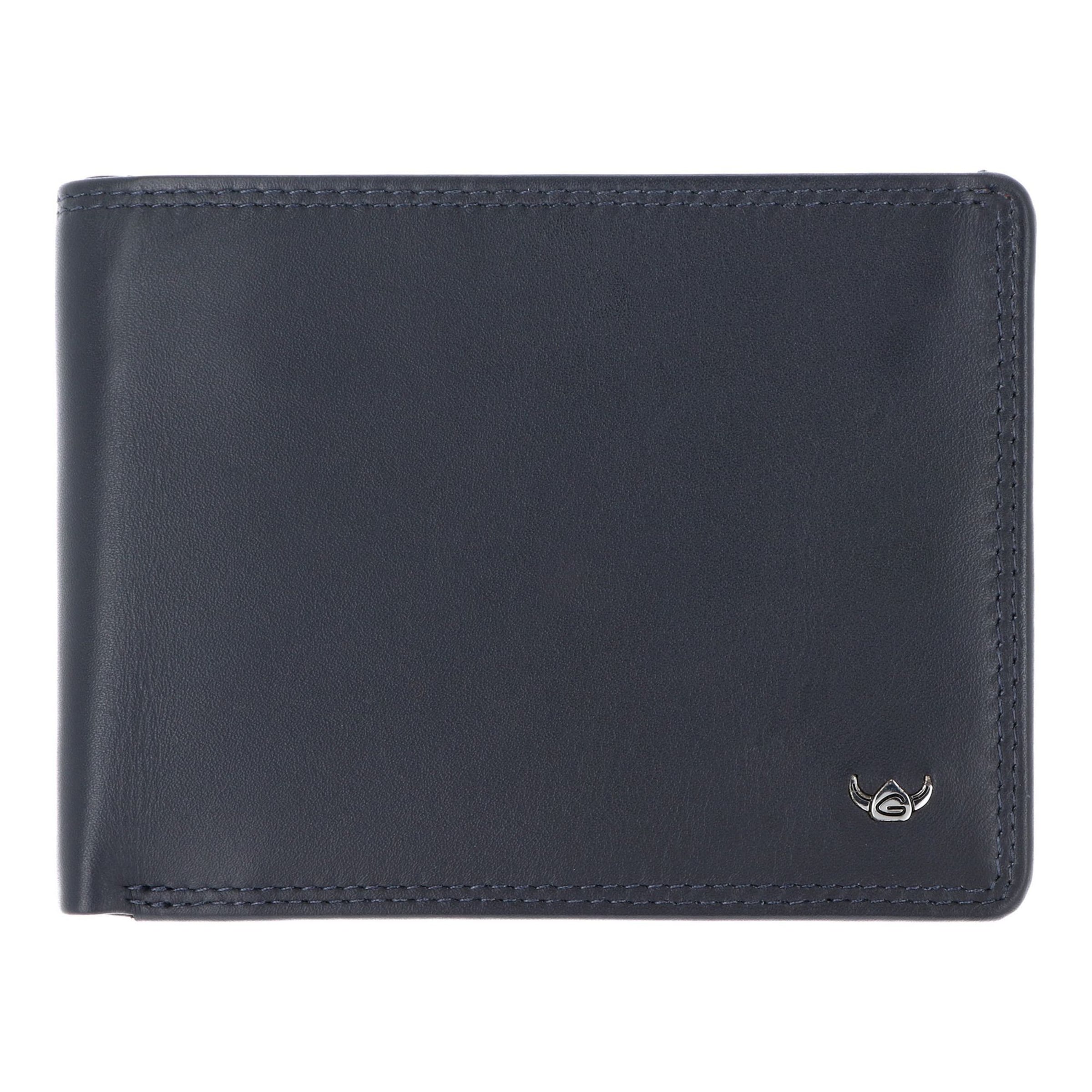 Porte-monnaies 'Polo ' GOLDEN HEAD en bleu : devant