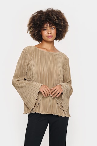 Chemisier 'Zuni' SAINT TROPEZ en beige : devant