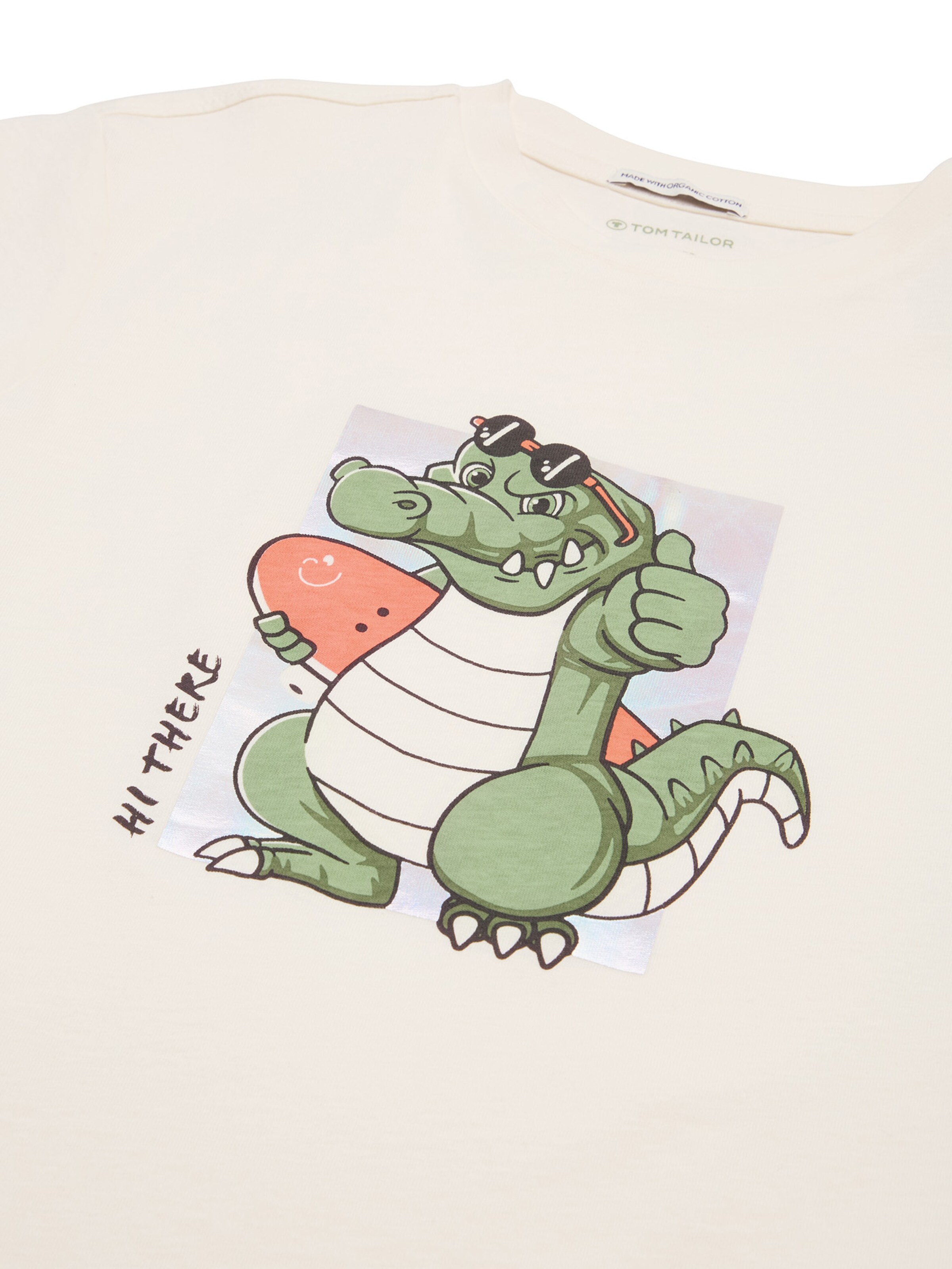 balts TOM TAILOR T-Krekls