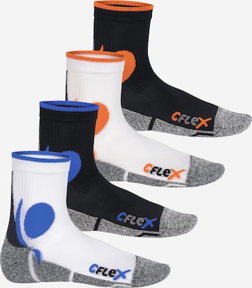 cflex Sportsocken in Mischfarben: Vorderseite