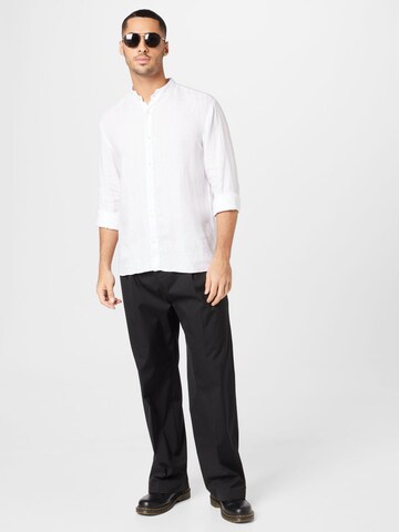 HUGO - Ajuste regular Camisa 'Elvory' en blanco