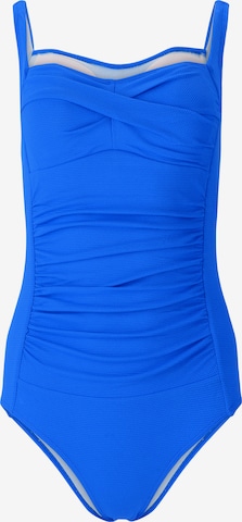 Cruz Bustier Badpak 'Nicola' in Blauw: voorkant