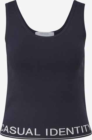 comma casual identity Knitted Top in Blue: front