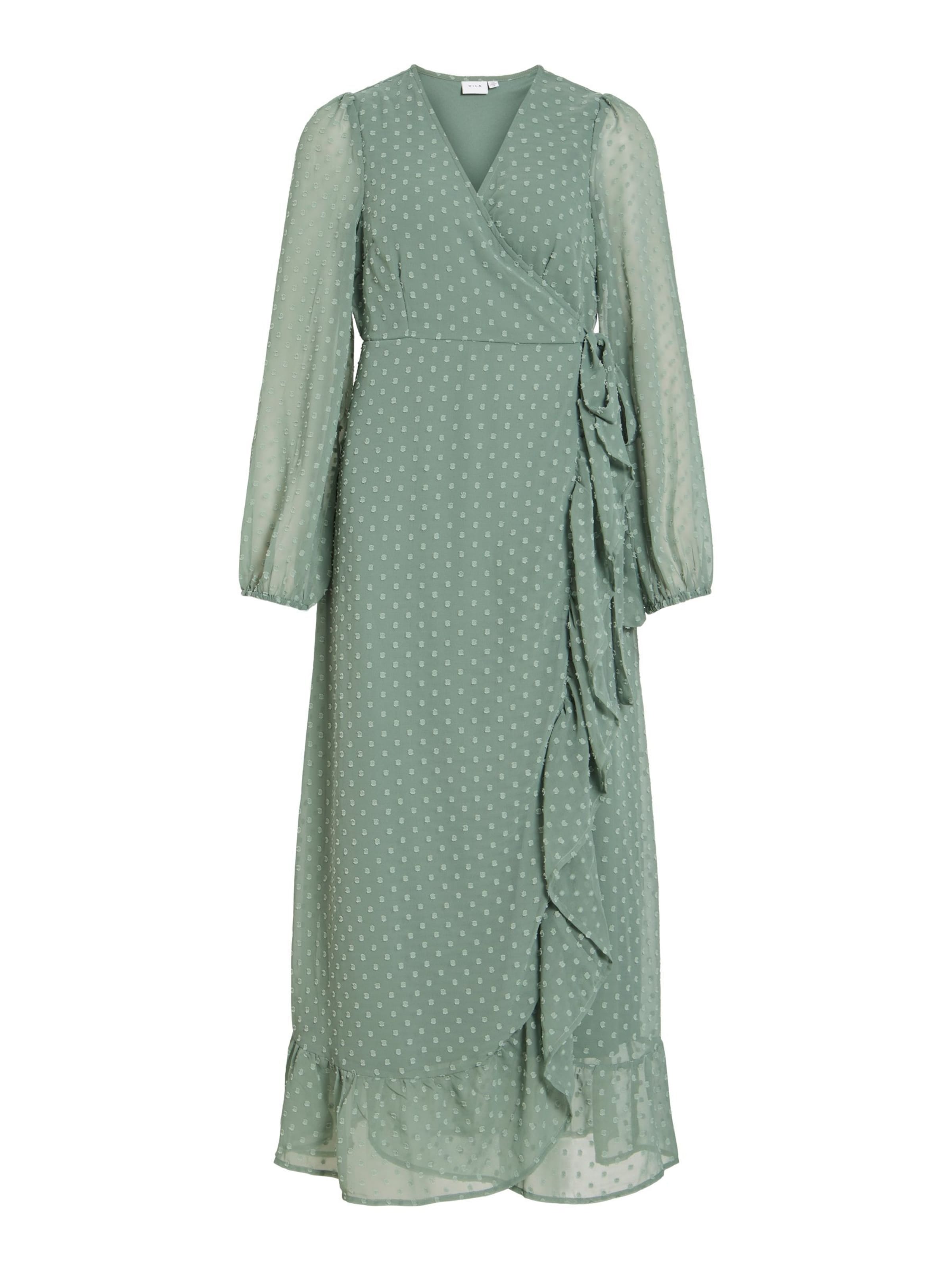 VILA - Vestido en verde: frente