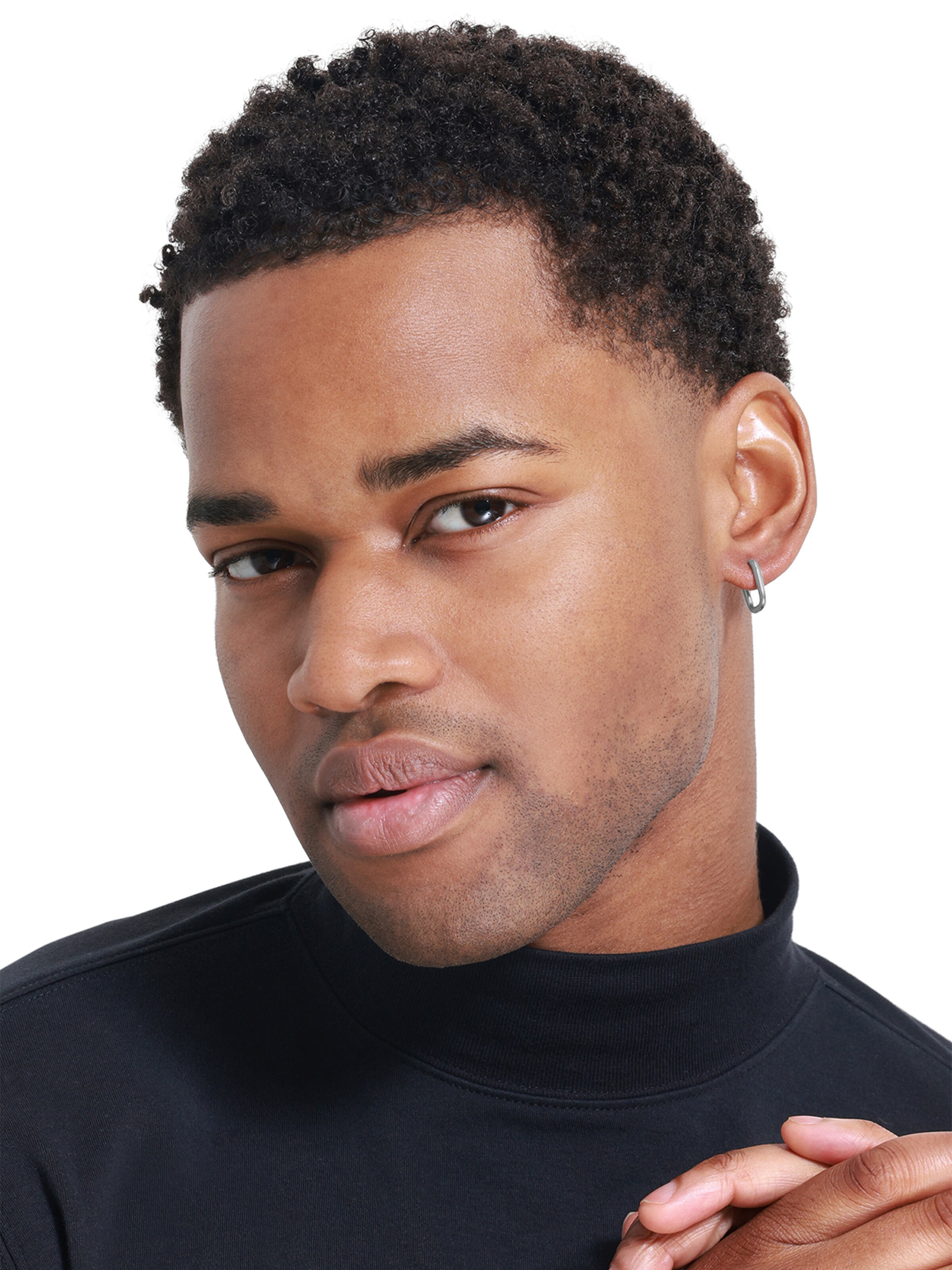 Heideman Ohrschmuck 'Tyler' in Silber: Vorderseite