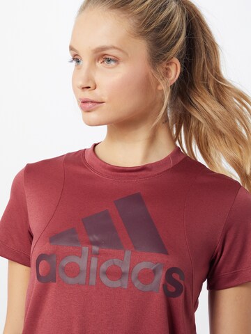 ADIDAS SPORTSWEAR Funktionsbluse i rød