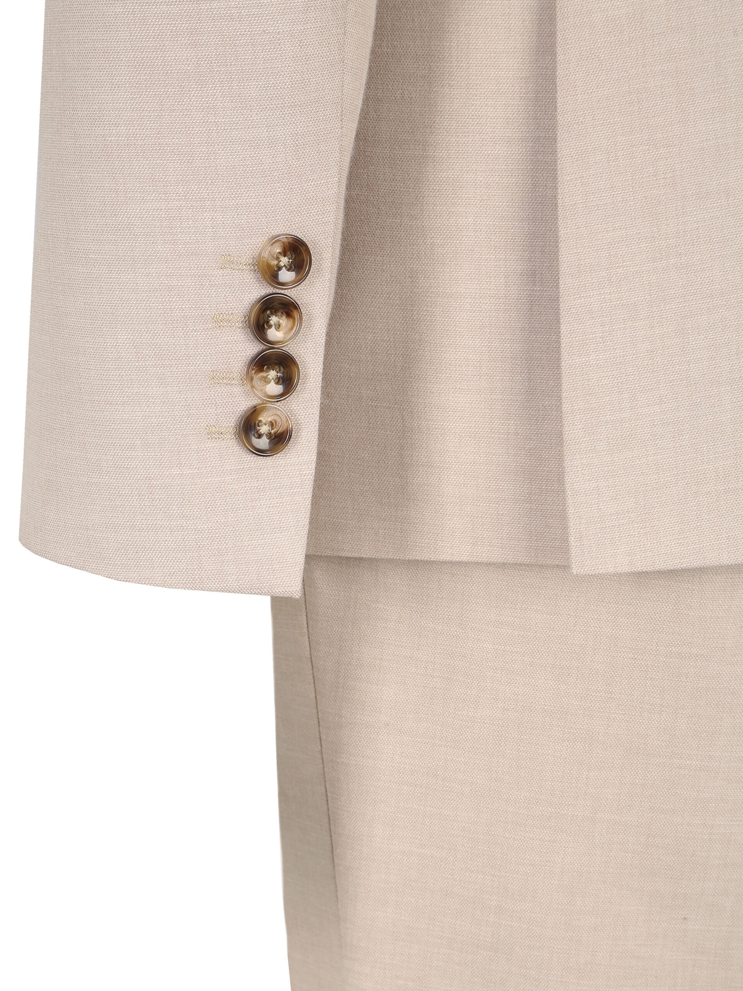 Coupe slim Costume 'Slim Fit' Steffen Klein en beige