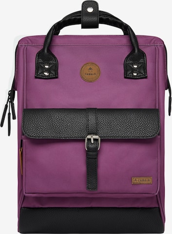Cabaia Backpack in Purple: front