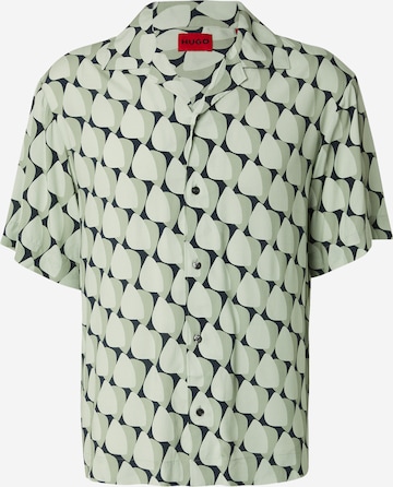 HUGOComfort Fit Košulja 'Espino' - zelena boja: prednji dio