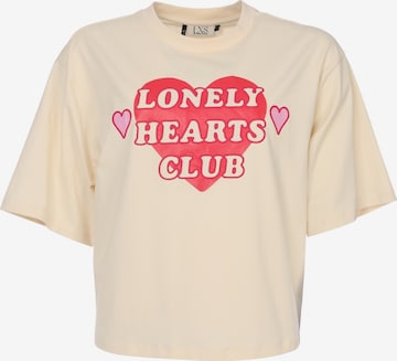 T-shirt Looxs Revolution en beige : devant