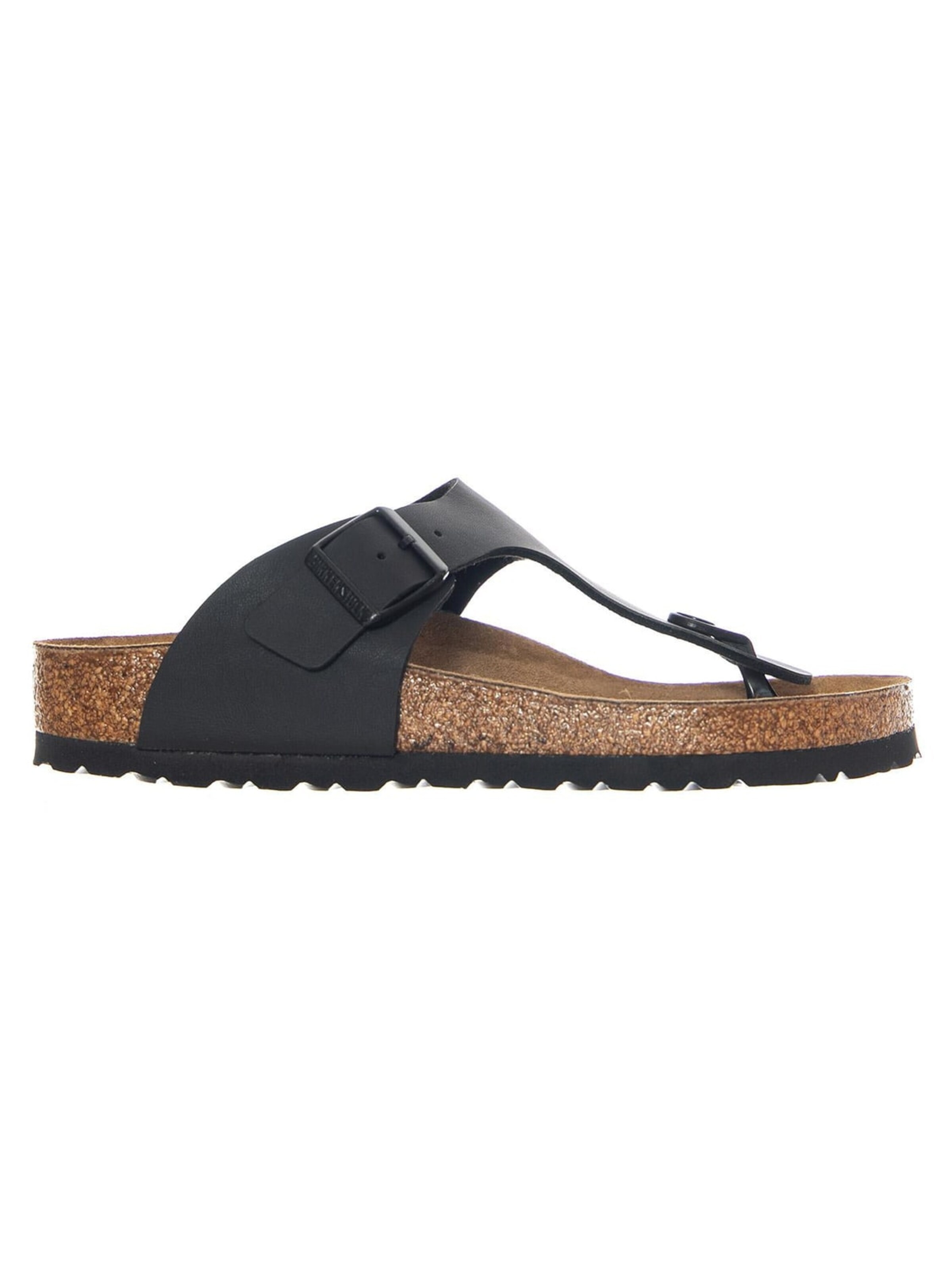 Tongs 'Ramses Birko Flor Regular Fit Black' BIRKENSTOCK en noir : devant