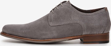 Floris van Bommel Schnürschuh 'DE DRAVER 03' in Grau: Vorderseite