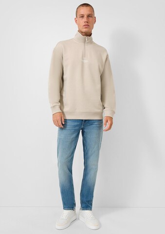Sweat-shirt QS en beige