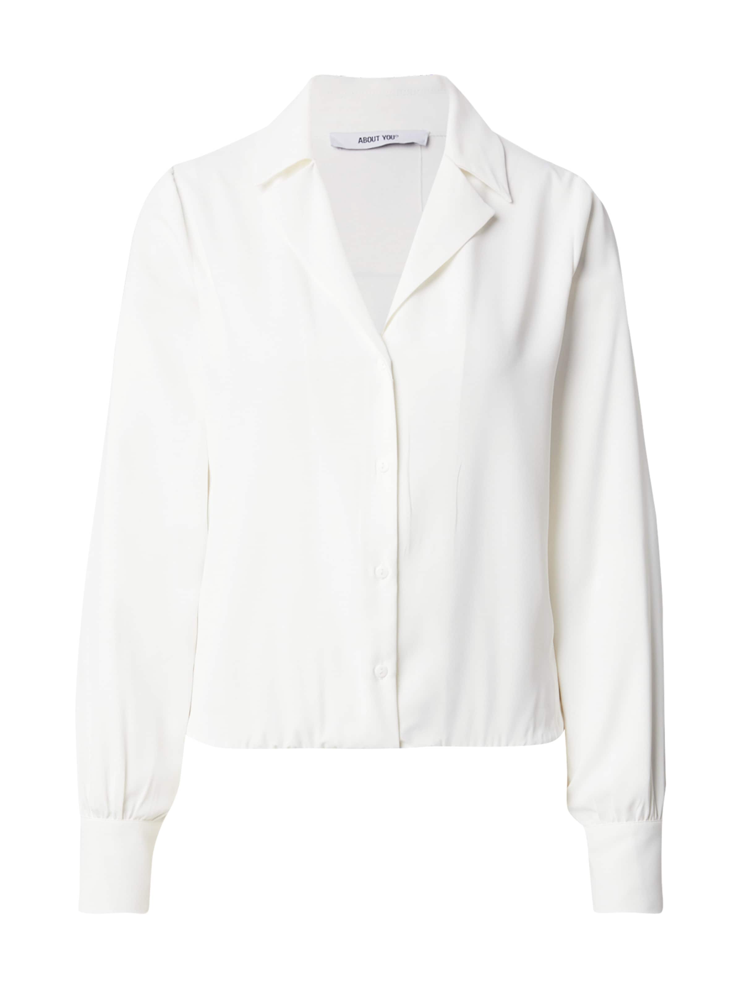 Bluză 'Esma' de la ABOUT YOU pe alb: față