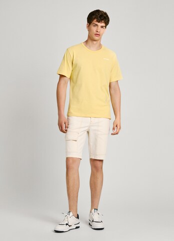 Pepe Jeans Shirt 'Aaron' in Geel