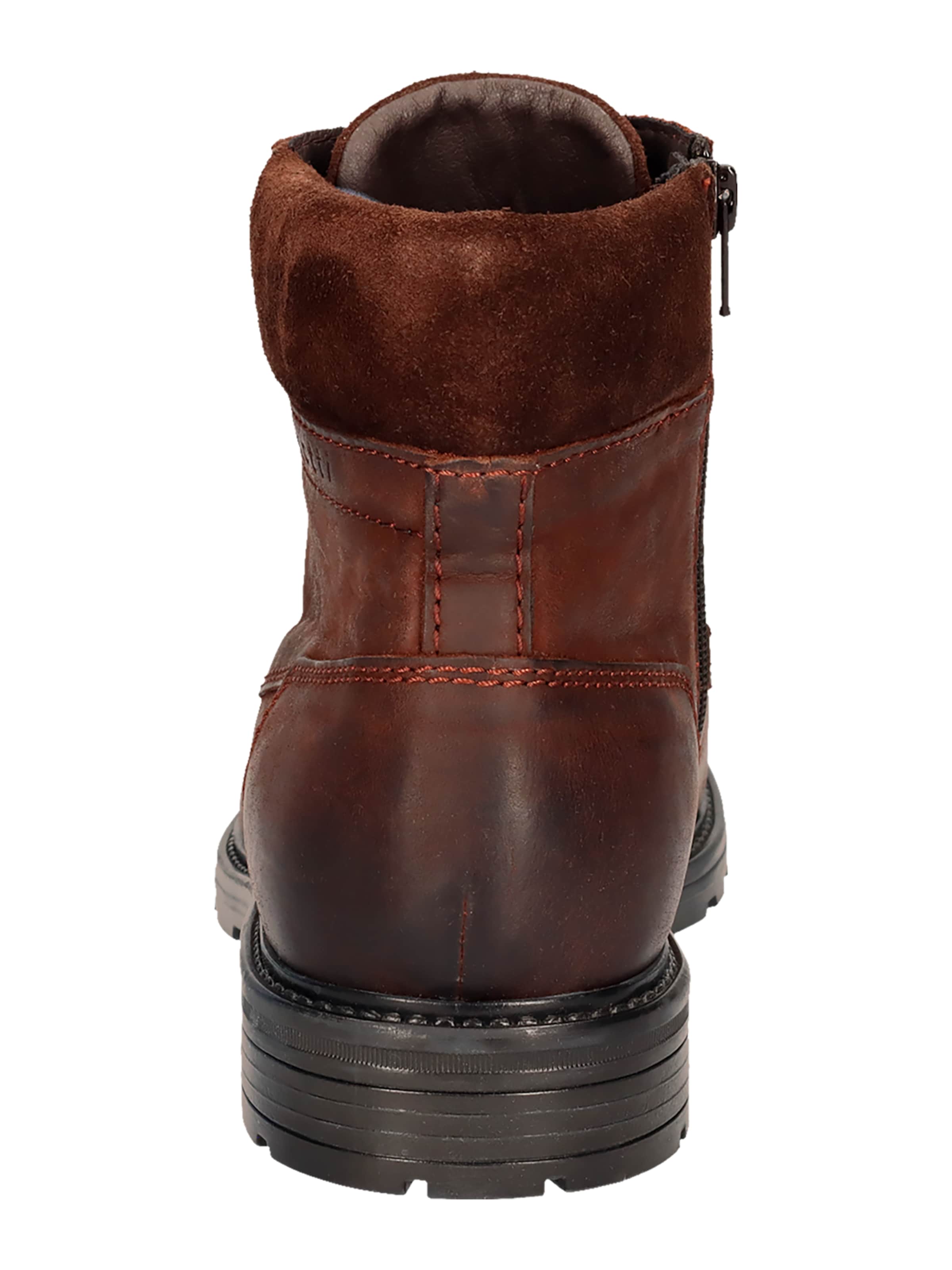 Bottines à lacets bugatti en marron