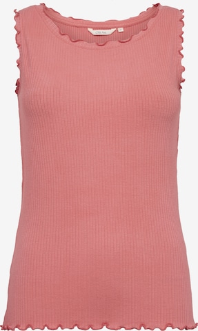 rožinė Cream Palaidinė be rankovių 'Ribba': priekis