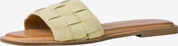 TAMARIS Mules in Yellow: front