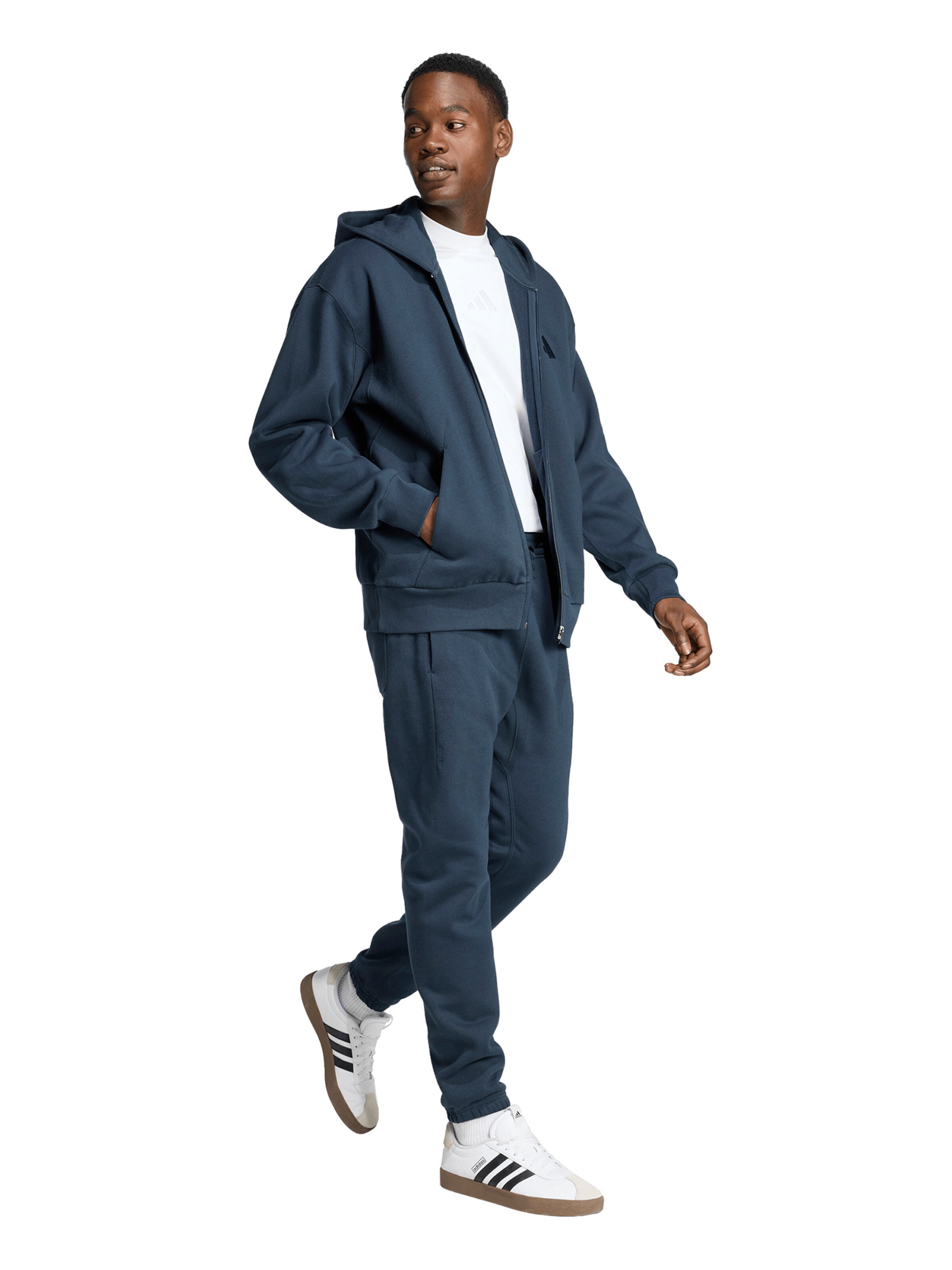 ADIDAS SPORTSWEAR Tapered Sportbroek in Blauw