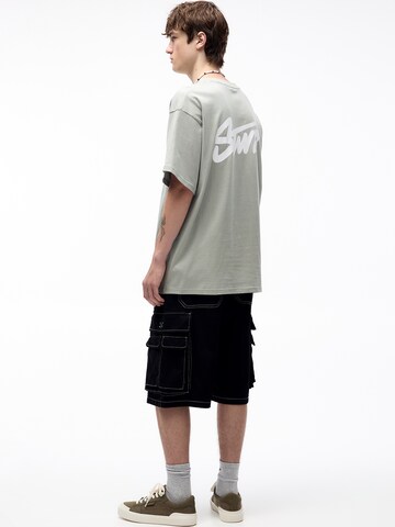 Pull&Bear T-Shirt in Grün