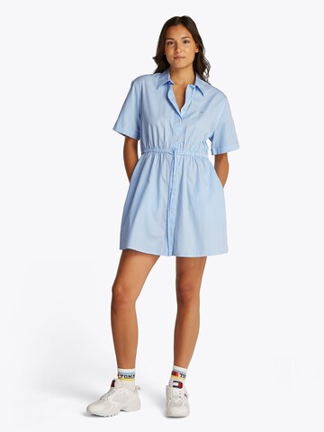 Tommy Jeans Shirt dress in Blue