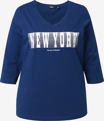 Ulla Popken Shirt in Blauw: voorkant