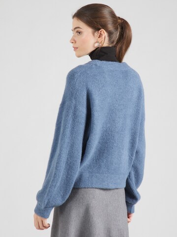 MSCH COPENHAGEN Knit Cardigan 'Petrinelle' in Blue