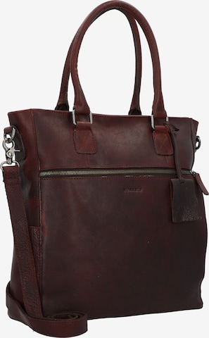 Burkely Schultertasche 'Antique Avery' in Braun