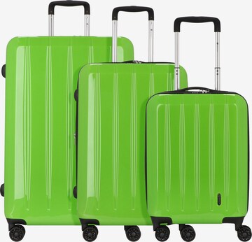 Ensemble de bagages 'London' CHECK.IN en vert : devant