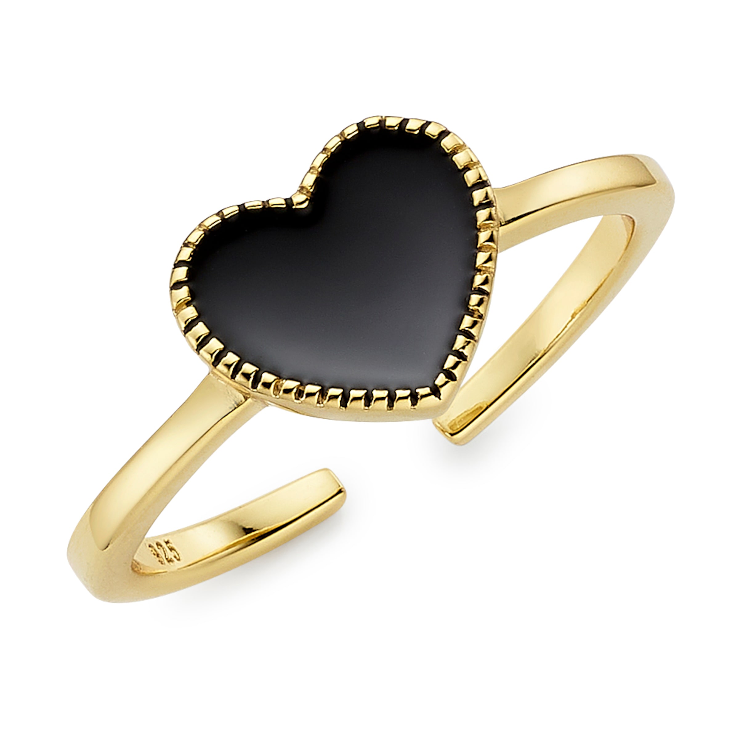Aniston Ring in Gold: front