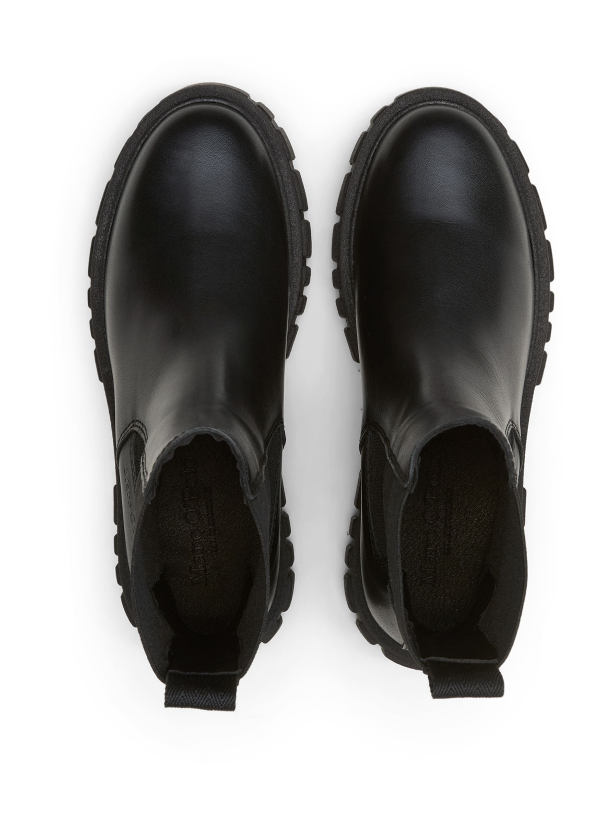 Marc O'Polo Боти Chelsea 'Christel' в черно