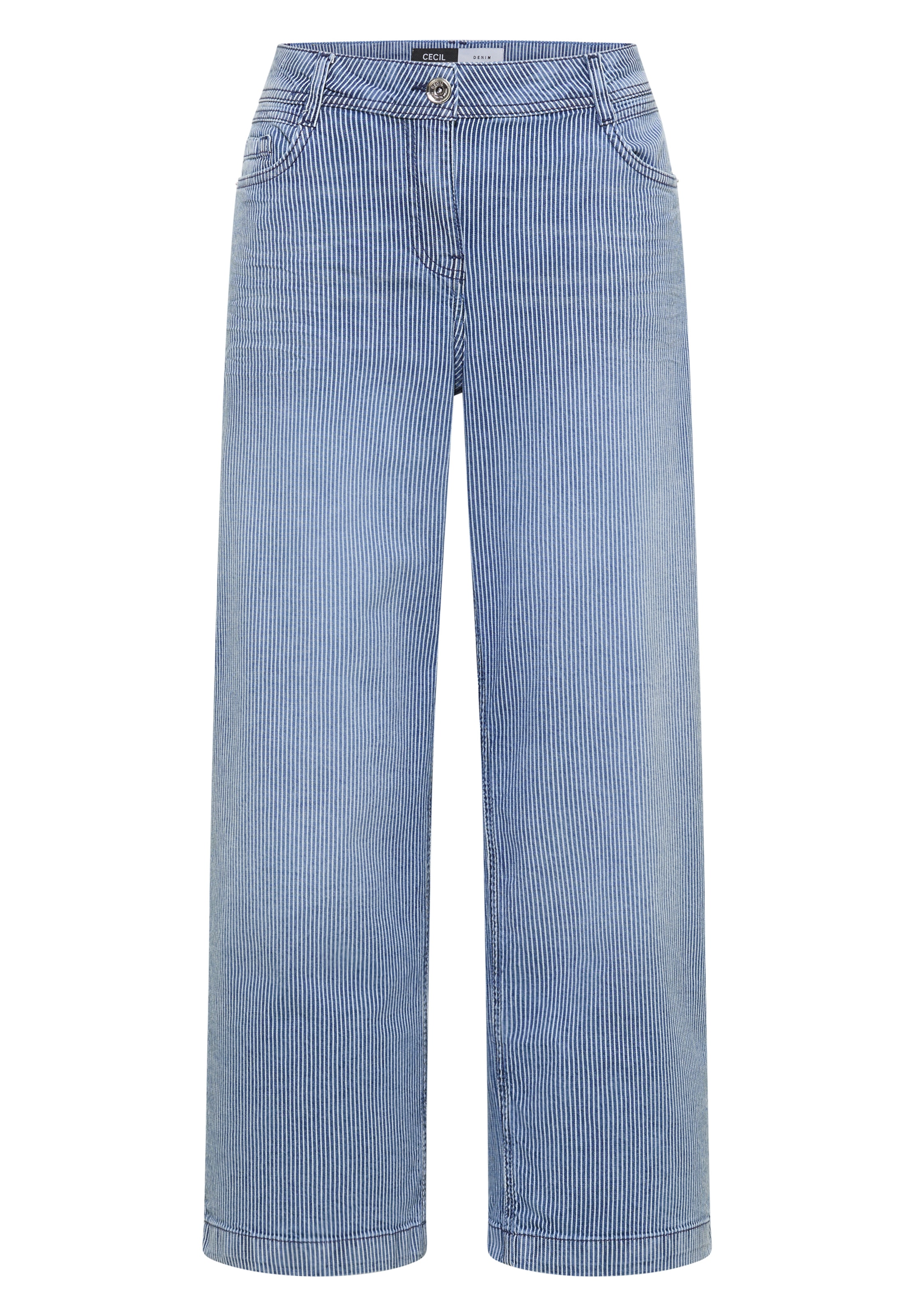 CECIL Wide leg Jeans in White: front