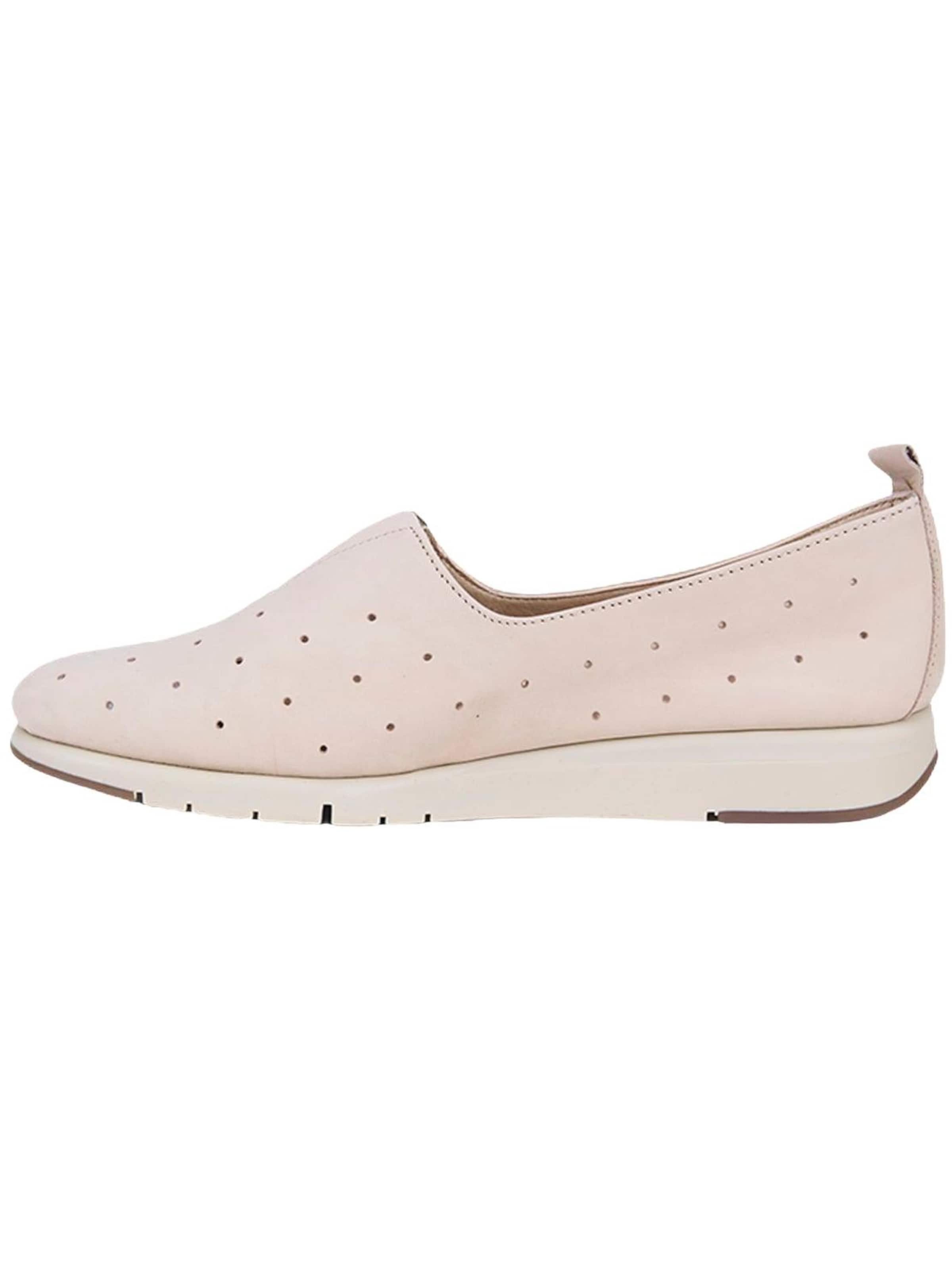 Chaussure basse 'DESA Damen DesaComfort Nubukleder Alltagsschuhe' Desa en beige : devant