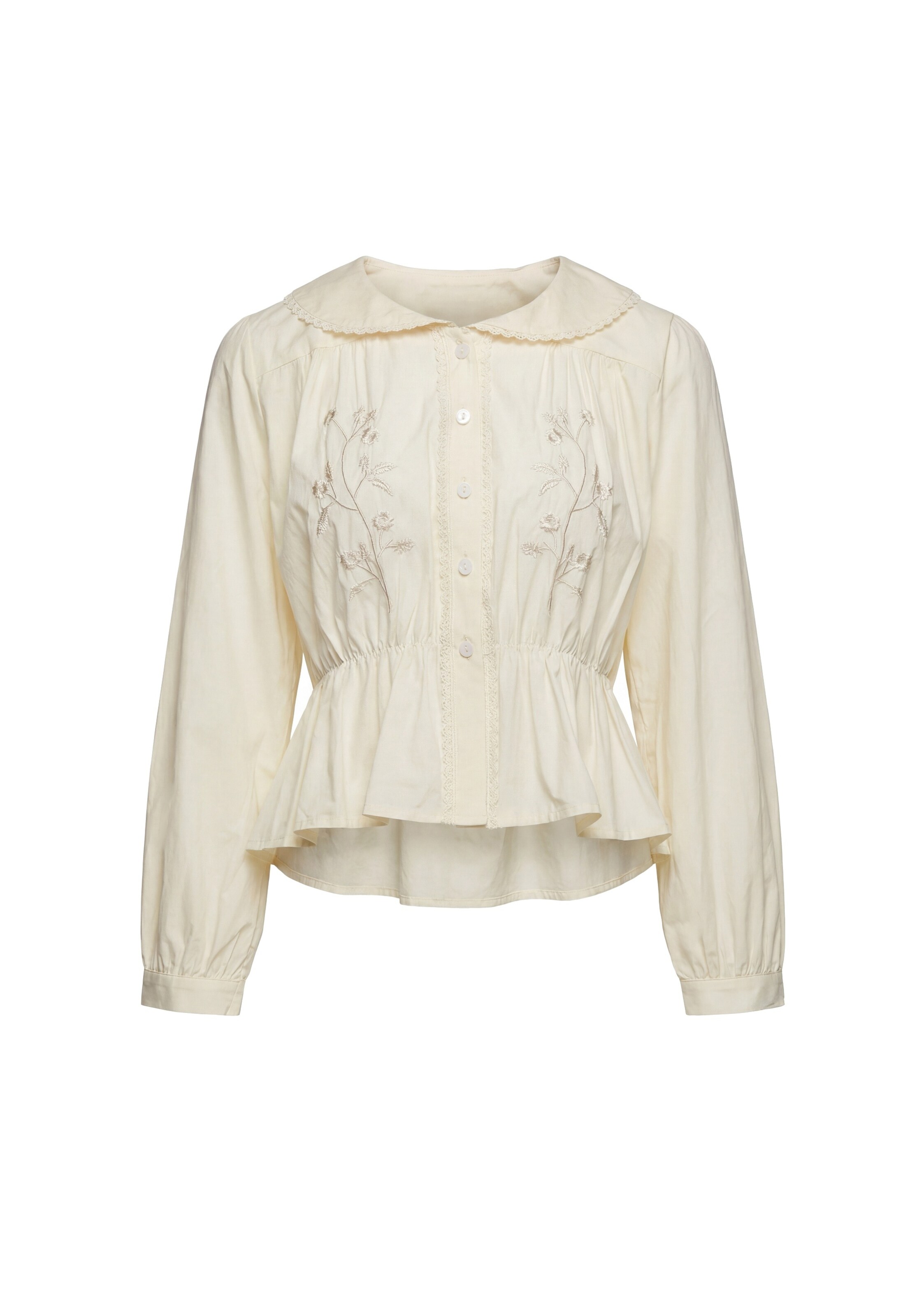 Usha - Blusa en beige: frente