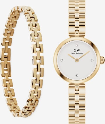 Montre à affichage analogique Daniel Wellington en or : devant