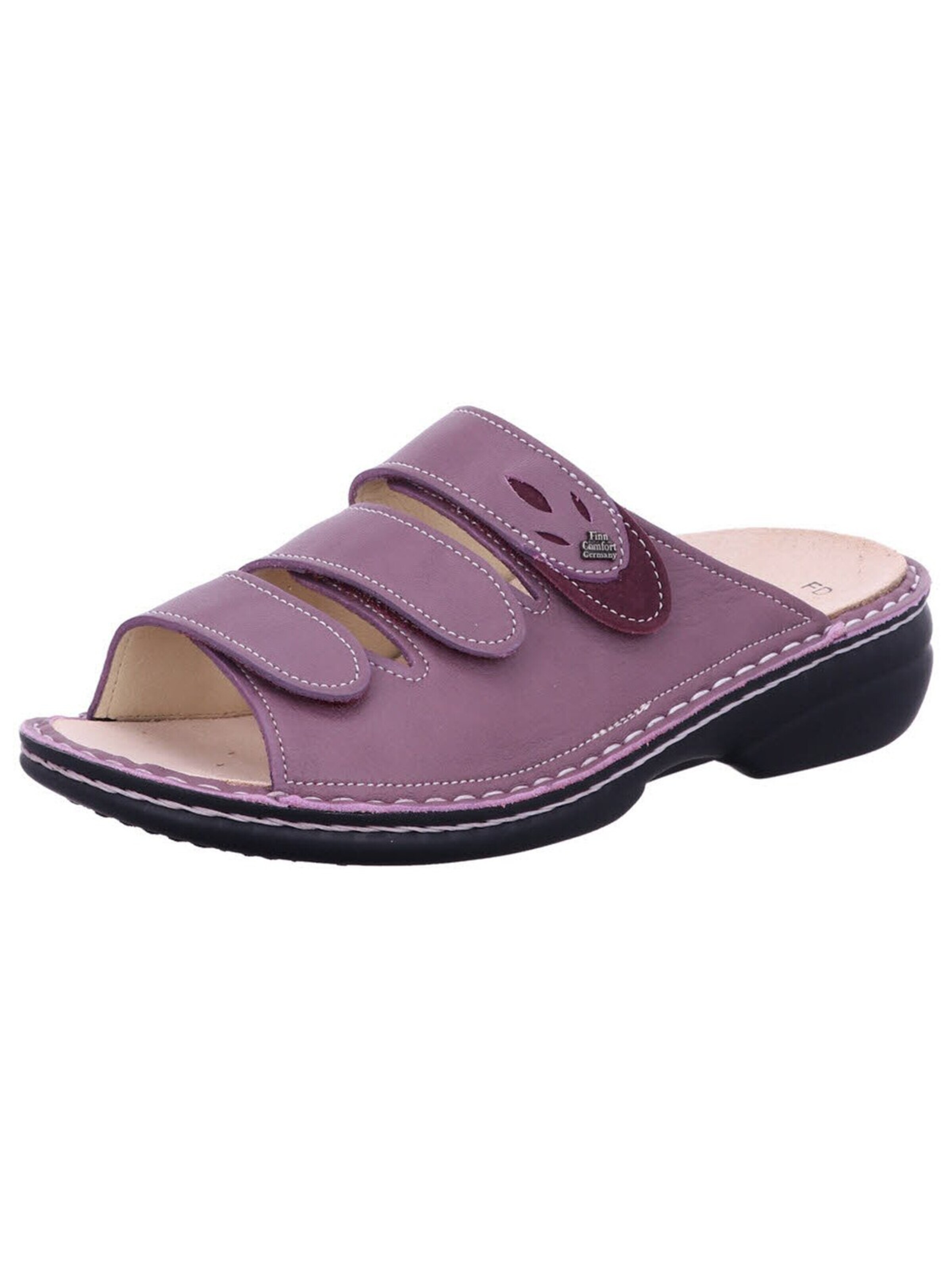 Finn Comfort Mules in Red: front