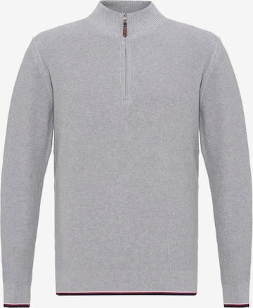 Jacey Quinn Pullover in Grau: Vorderseite