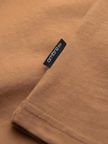 Ombre Shirt in Bruin