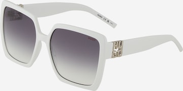 HUGO Red Sunglasses in White: front