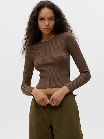 Pull&Bear Pullover in Braun: predná strana