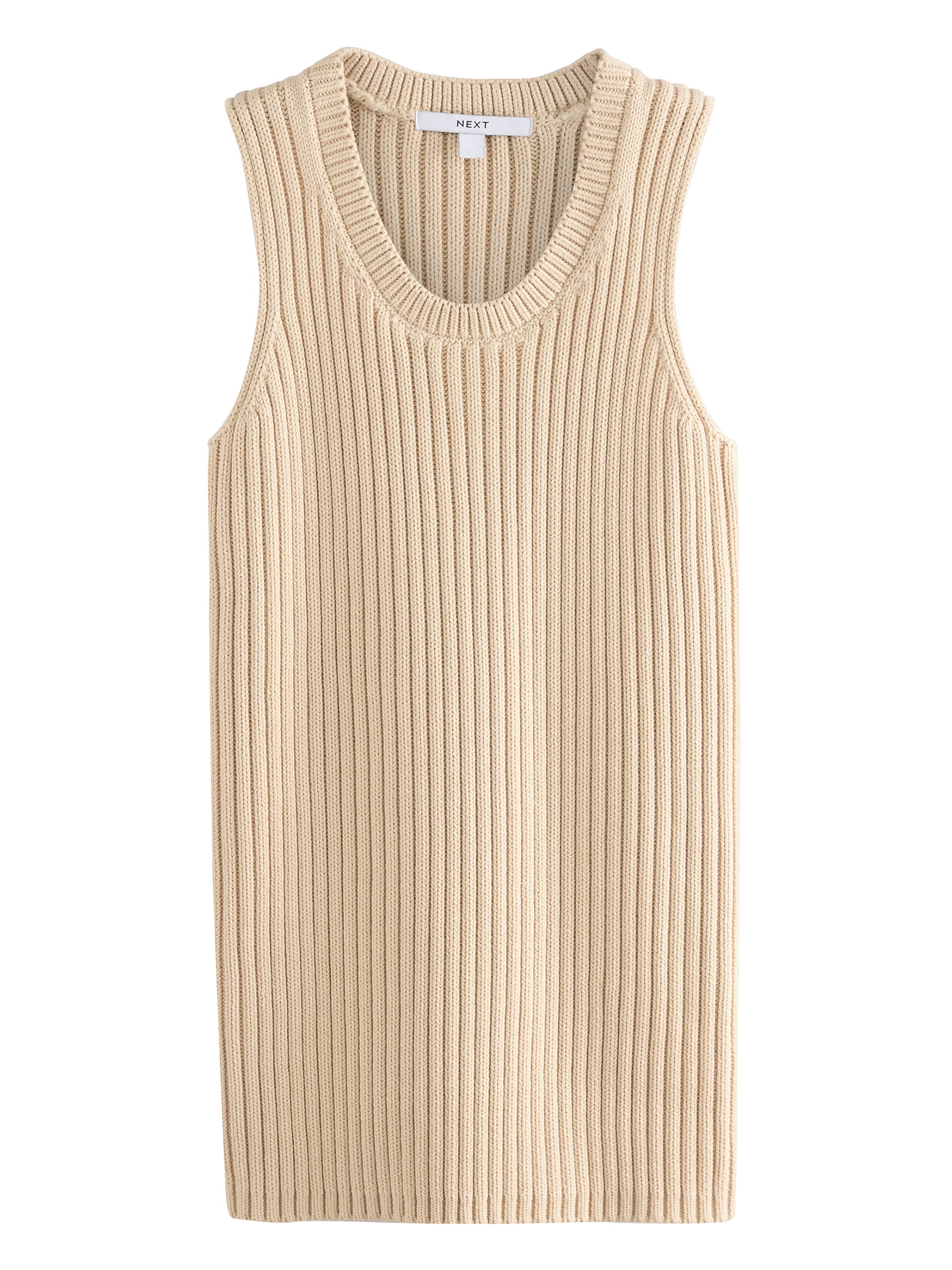 Next Neuletoppi värissä beige: etupuoli