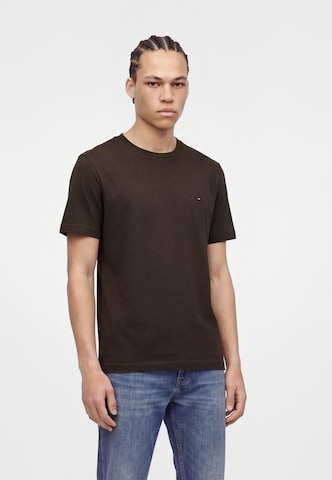 TOMMY HILFIGER Μπλουζάκι 'ESS SEASONAL' σε καφέ: μπροστά