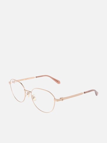 FERRAGAMO Sunglasses 'Ferragamo SF2236 Matte rose gold 54/18/140 WOMAN Eyewear Frame' in Gold: front