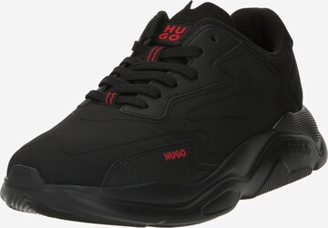 Sneaker low 'Leon' de la HUGO Red pe negru: față