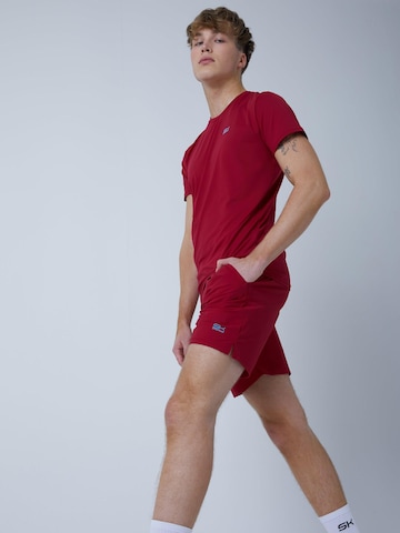 SPORTKIND Regular Workout Pants in Red