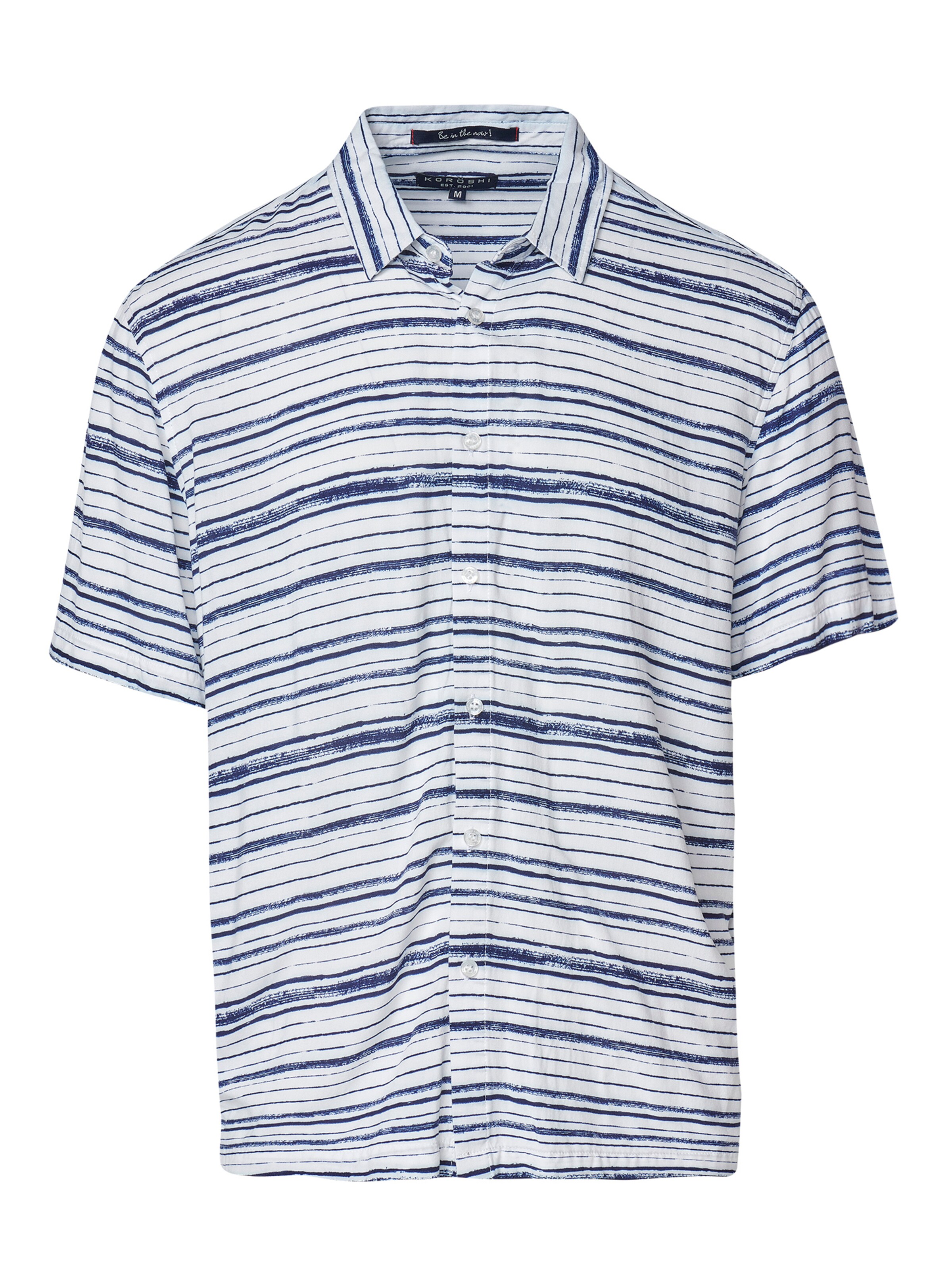 KOROSHI Comfort Fit Košeľa - Modrá: predná strana