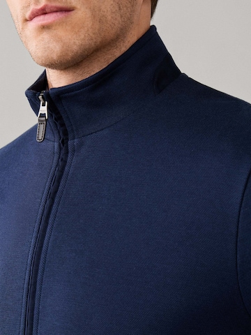 Hackett London Sweatvest in Blauw