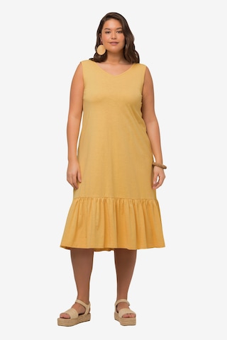 Ulla Popken Summer Dress in Yellow