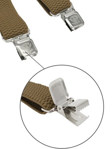 Fabio Farini Hosenträger 'X Form' in Beige